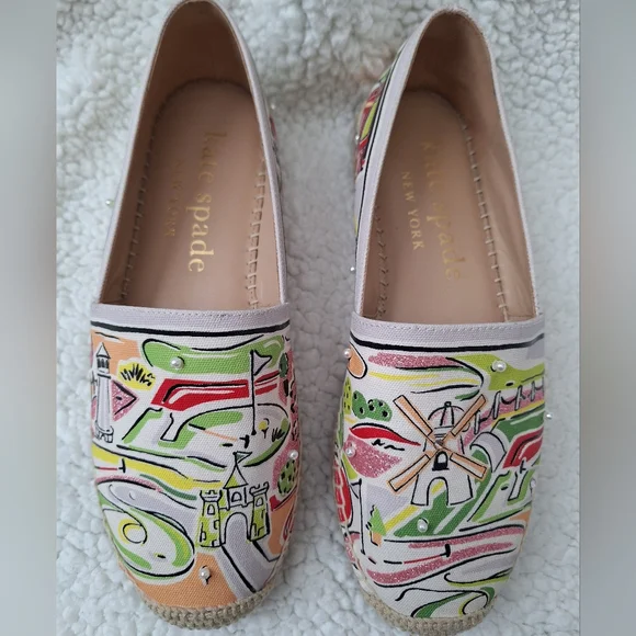 Kate Spade Putt Putt Espadrilles Womens Size 8 - Picture 1 of 6